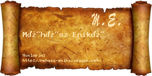 Méhész Enikő névjegykártya